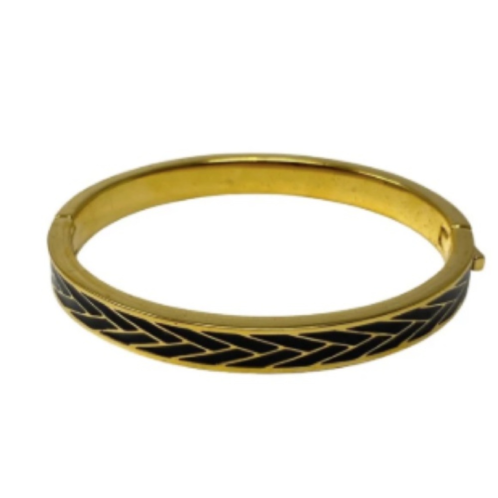 J. Crew Herringbone Hi ger Bangle Bracelet
